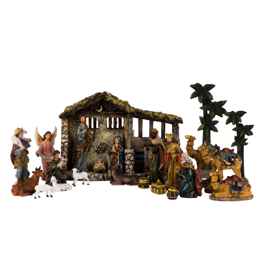 24 Piece Nativity Set